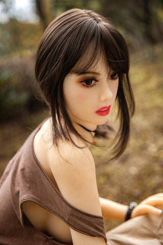 Carla [Sofort lieferbar] weiße Haare und braune Augen Große Brüste Kopfgröße Nr.33 26kg (100% Nagelneu) Große Brüste DL Doll