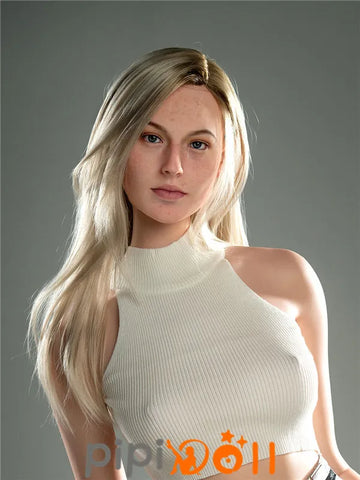 Leona Atemberaubender Duft Silikon Liebespuppe GE98 Kopf E-Cup Zelex Doll