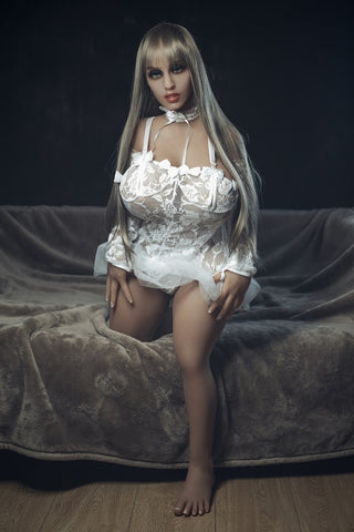 Claire [Sofort lieferbar] Nr.104 Kopf Braunes Haar Kleine Dicke Frau 22kg (100% Nagelneu) Große Brüste DL Doll