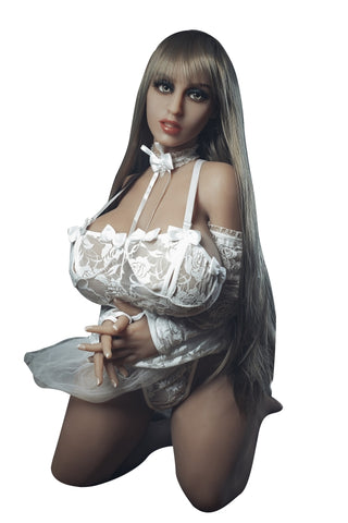 Claire [Sofort lieferbar] Nr.104 Kopf Braunes Haar Kleine Dicke Frau 22kg (100% Nagelneu) Große Brüste DL Doll