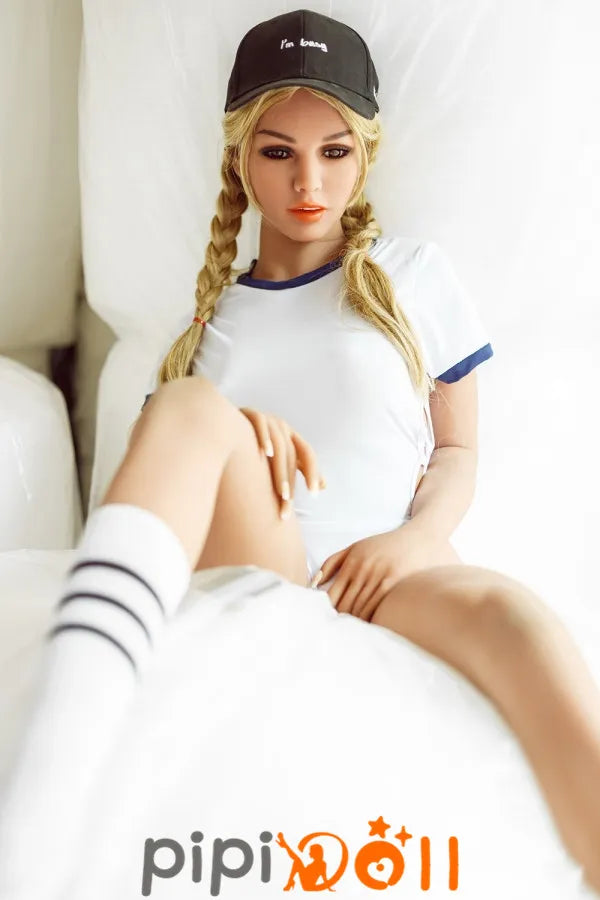 Lina [Sofort lieferbar] Mittlere Brustgröße Nr.108 Kopf blonde Haare schwarze Haare blaue Augen 34kg (100% Nagelneu) Kleine Brust DL Doll